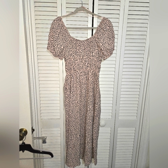 Who What Wear Women's S Puff Sleeve Midi Dress - Picture 9 of 13